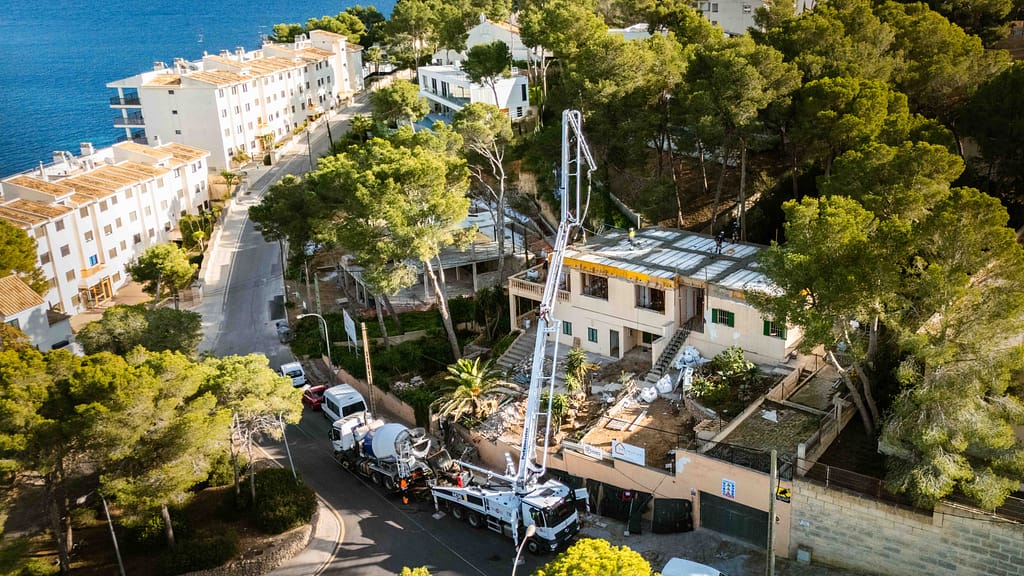 Solera de hormigón en Palma de Mallorca